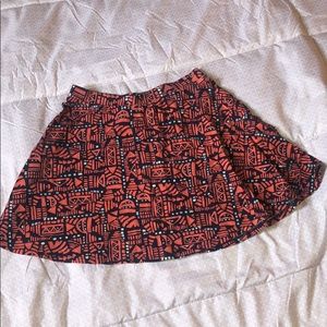 High waisted skirt